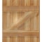 Ekena Millwork Joined Board-n-Batten Shutters w/Z-Bar, Rough Sawn Western Red Cedar, 21 1/2W x 24H, PR RBJ06Z21X024RWR - alternate 5